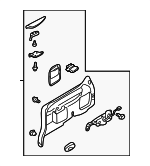 LD066859YA72 - : Side Trim Panel for Mazda: MPV Image