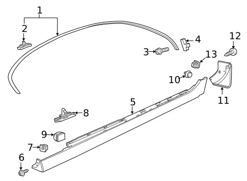 Exterior Trim - Pillars for 2016 Chevrolet SS #0