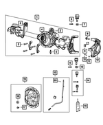 68304510AA - Front Axle; Dana 216 MM; Differential and Drive Line: Axle Housing for Jeep: Wrangler, Wrangler JK Image