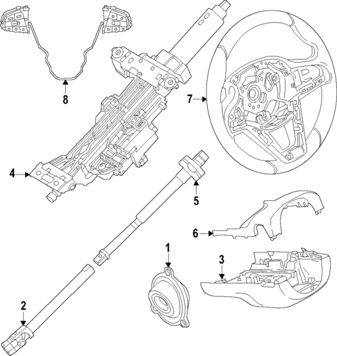 Steering Column for 2024 BMW i5 #0