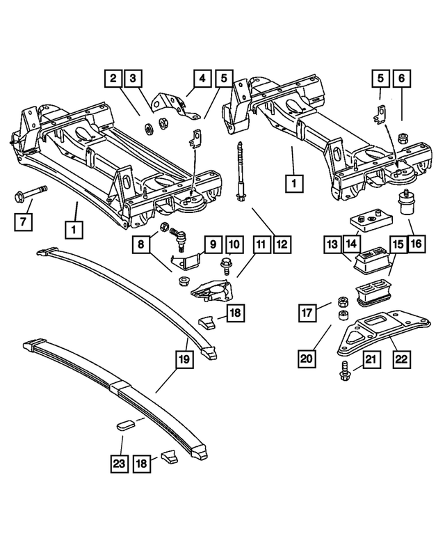 5104064AA - Front Suspension &amp; Drive: Stabilizer Bar Plate, Right for Mopar Image