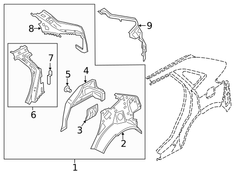 Inner Structure for 2017 Ford Edge #0