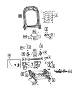 68565975AA - Interior Trim: Pan Head Torx Screw for Jeep: Grand Wagoneer, Wagoneer Image