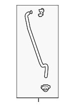 72613TY2305 - Body: Lock Rod for Acura: RLX Image