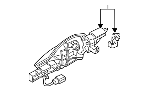 72640TY2A11ZJ - : Handle, Outside for Acura Image