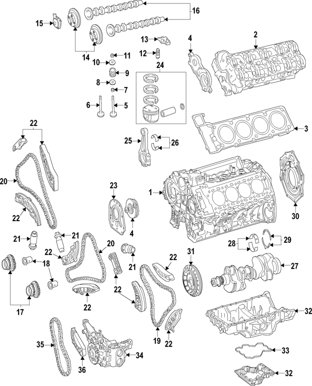 1770500102 - Engine: Engine Timing Camshaft Sprocket for Mercedes-Benz Image