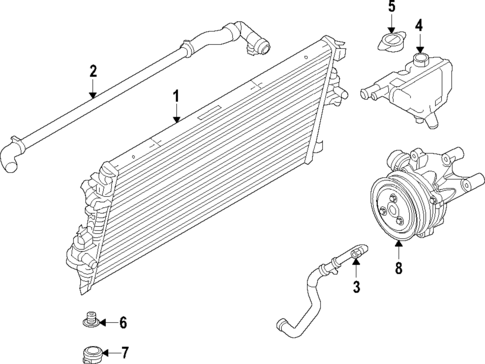 Cooling System for 2024 Ford F-250 Super Duty #1