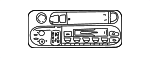 56038931AB - Body: AM/FM Cassette for Mopar Image