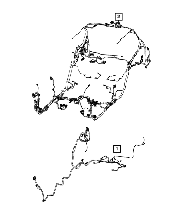 68462326AF - Electrical: Underbody Wiring for Jeep: Grand Cherokee L Image