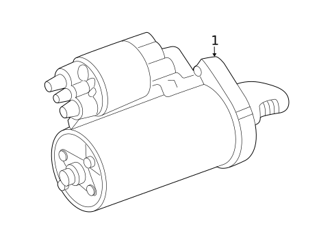 Starter & Related Components for 2019 Mercedes-Benz GLC 300 #0