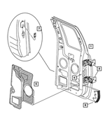 55274971AD - Doors and Related Parts: Side Cargo Door, Left for Dodge: Ram 2500, Ram 3500 Image