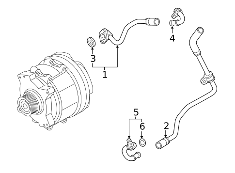 Hoses & Pipes for 2024 Audi A8 Quattro #1