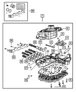 6508087AA - 68RFE; 6-Speed; Automatic Transmission: Shoulder/truss Screw for Mopar Image