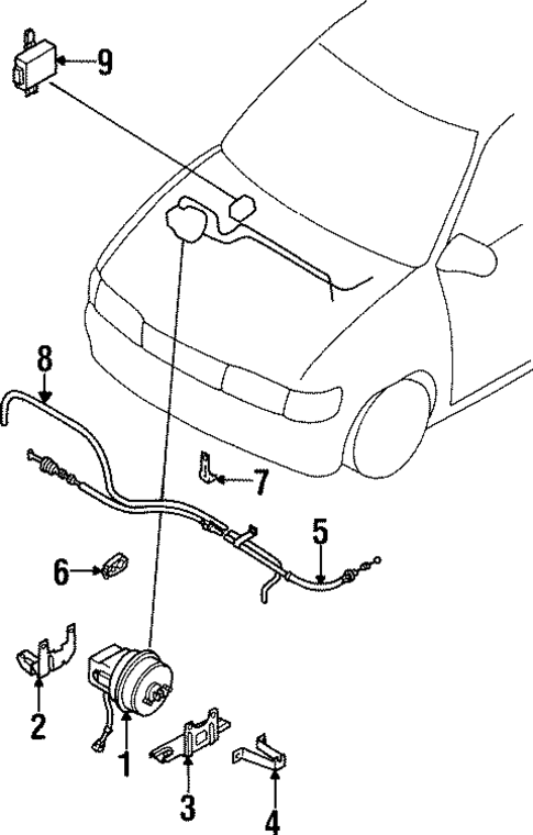 Cruise Control for 1998 Mazda MPV #0
