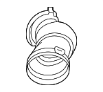 LR156898 - Engine: Inlet Duct for Land-Rover Image