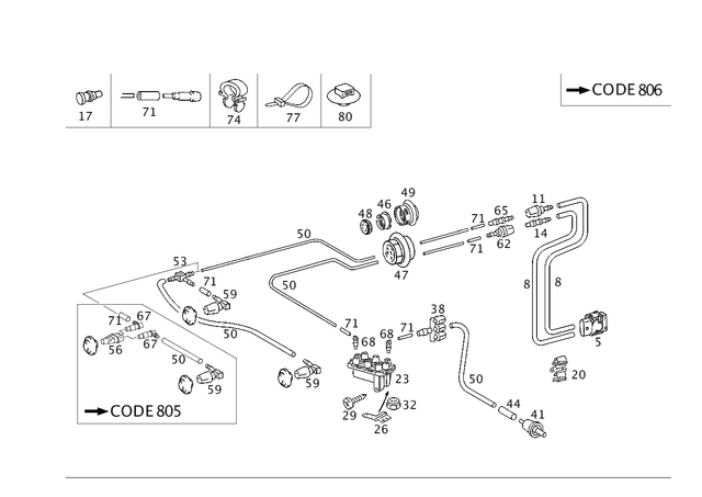 1248000673 - Vacuum System: Regulating Switch for Mercedes-Benz: 190, 190D, 190E, 200, 200D, 260E, 280E, 300CE, 300D, 300E, 300SD, 300SL, 300TD, 300TE, 400E, 400SE, 400SEL, 500E, 500SEC, 500SEL, 500SL, 600SEL, 600SL, C220, C230, C280, C43 AMG, S420, SL320 Image image