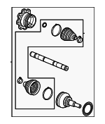 84682808 - Driveline &amp; Axles: Cv Axle Assembly for GM Image
