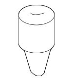 24507759 - Emission System: Mount Bracket Insulator for Buick: LeSabre | Pontiac: Bonneville Image