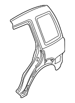 ASR2424 - Body: Quarter Panel for Land Rover: Freelander Image
