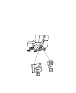 Power Seat Switch, Left