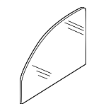 51337292914 - : Door Glass for BMW: X6 Image