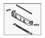 530190E010 - Cooling System: Radiator Shutter Assembly for Toyota: Highlander Image