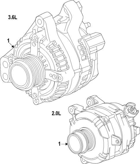 Alternator for 2018 Cadillac XT5 #1