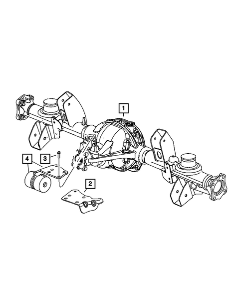 Rear Axle for 2005 Jeep Grand Cherokee #0