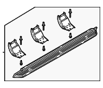 JL7Z16450AA - : Running Board for Lincoln: Navigator Image