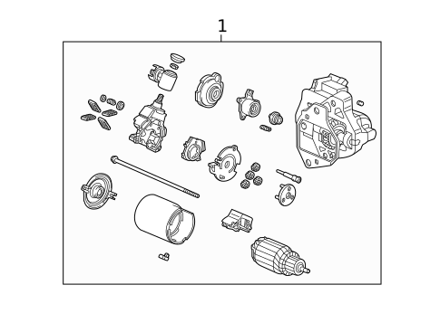Starter & Related Components for 2010 Acura TSX #0