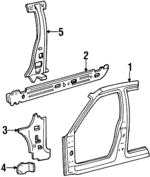 F8OZ54211A10AA - Body: Uniside Assembly for Lincoln: Continental Image