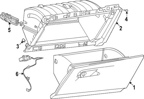 Glove Box for 2024 Dodge Charger Daytona #0