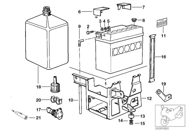 61211243562 - : Tension Strap for BMW-Motorrad Image