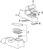MB767872 - Body: Console for Mitsubishi: Mighty Max Image