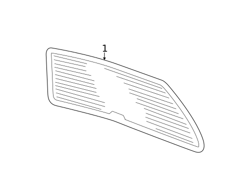 Glass & Hardware - Back for 2012 Volkswagen Jetta #0