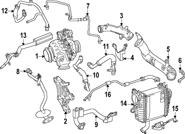 6540900602 - Engine: Turbocharger for Mercedes-Benz Image image