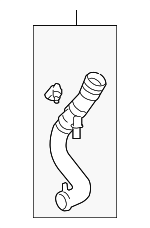 LR013684 - Belts &amp; Cooling: Radiator Coolant Hose for Land-Rover Image
