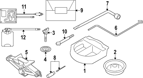 Jack & Components for 2025 Toyota GR86 #0