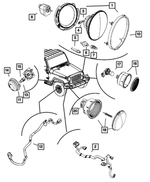 56051551AE - Electrical: Headlamp Wiring for Jeep: Wrangler Image