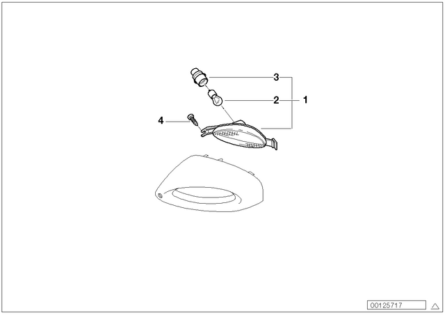 63132306433 - Lights: Left Turn Indicator -  for BMW-Motorrad Image