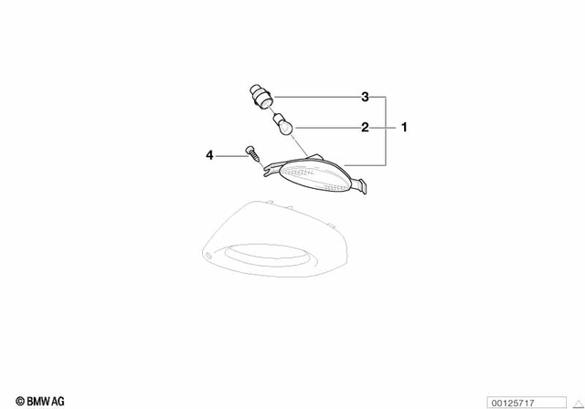 63132306433 - Lights: Left Turn Indicator -  for BMW-Motorrad Image