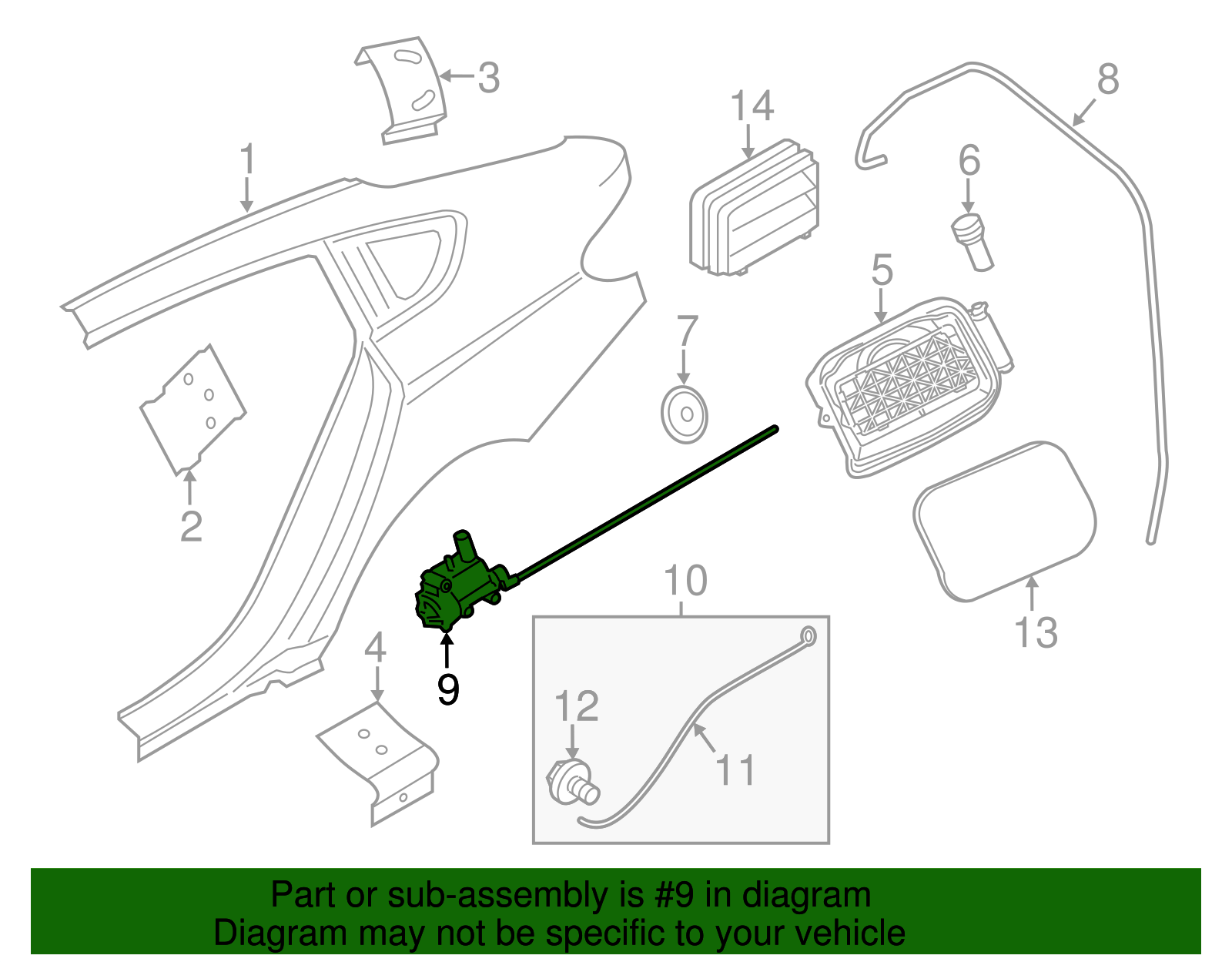 Actuator - BMW (67-11-7-139-398)