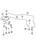 6106134AA - Cooling: Hex Nut for Dodge: Hornet | Fiat: 500, 500X | Jeep: Renegade | Ram: ProMaster 1500, ProMaster 2500, ProMaster 3500, ProMaster City Image