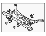 55405J9500 - Suspension: Suspension Cross-member for Hyundai: Kona, Kona Electric, Kona N Image