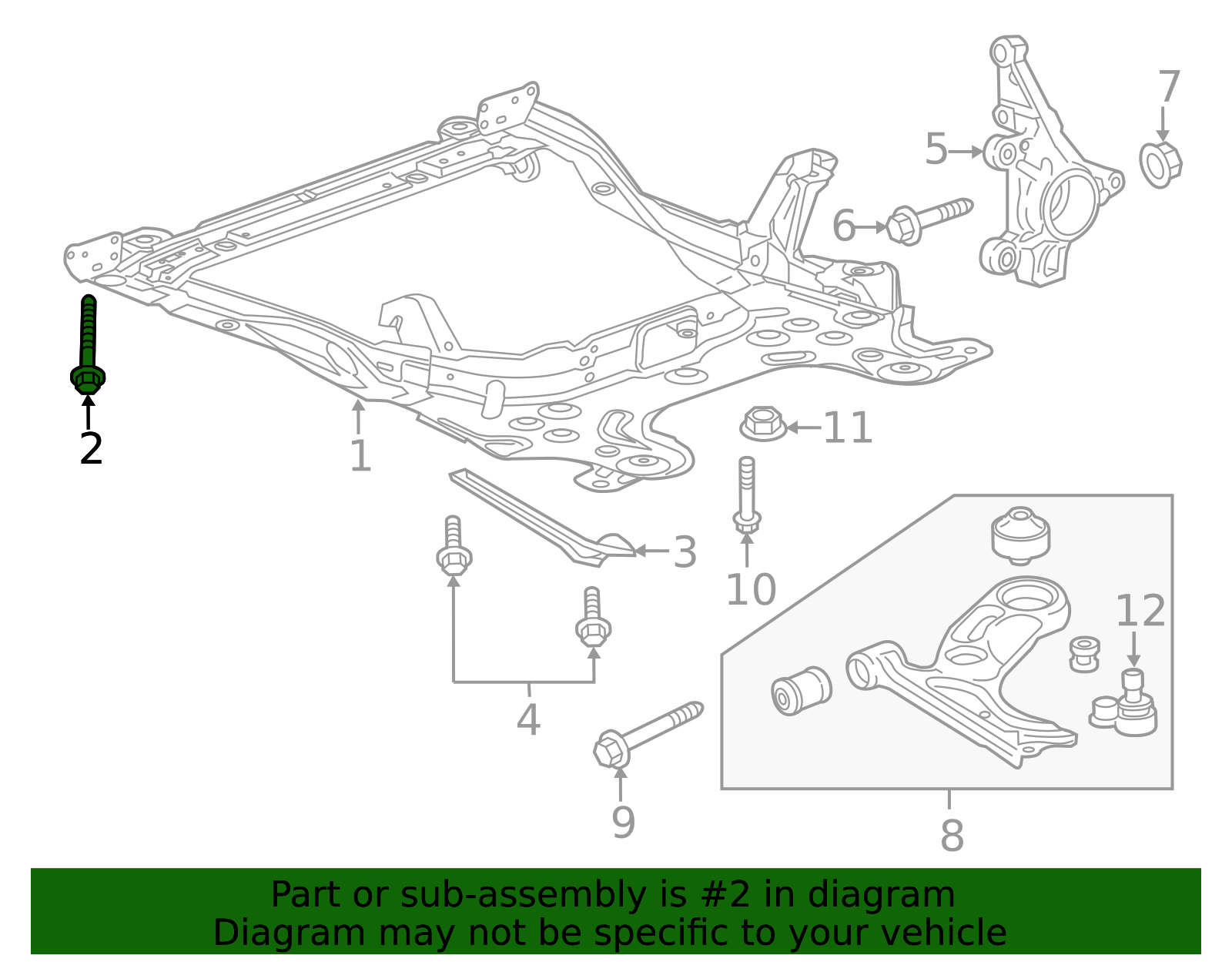 2012-2020 Chevrolet Sonic Multi-Purpose Bolt 11610474 GM ...