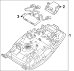 85E947135BC6PS - : Console Assembly for Audi: Q6 e-tron, SQ6 e-tron Image