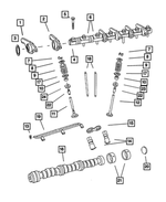 6506522AA - Engine 3.3L Six Cylinder: Bolt, Mounting for Mopar Image