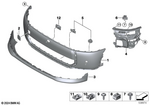 51115A2F711 - : Insert, Bumper, Left for Mini Image