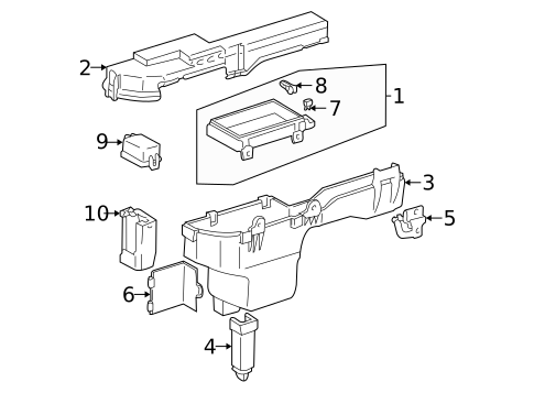 Electrical Components for 1999 Toyota Sienna #0