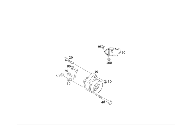 11154800288 - Engine Electrical Equipment: Alternator 85A for Smart Image image